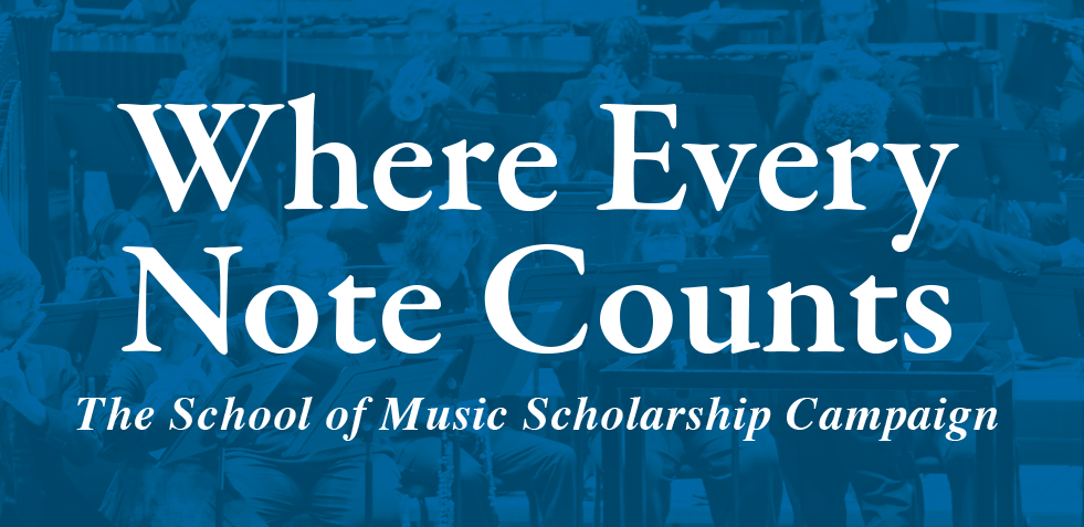 campaign logo: Where Every Note Counts